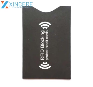 Customized Logo Printed RFID Blocking Credit Card Sleeve Holder: Your Secure and Personalized Solution