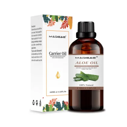 100% natural plant extract aloe vera hair oil