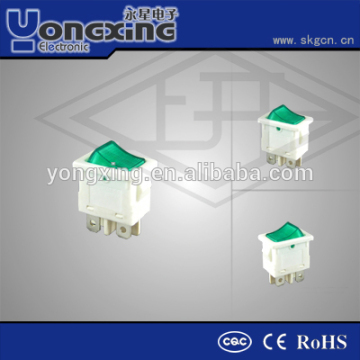 KCD 12v rocker switch with white housing /mini rocker switch