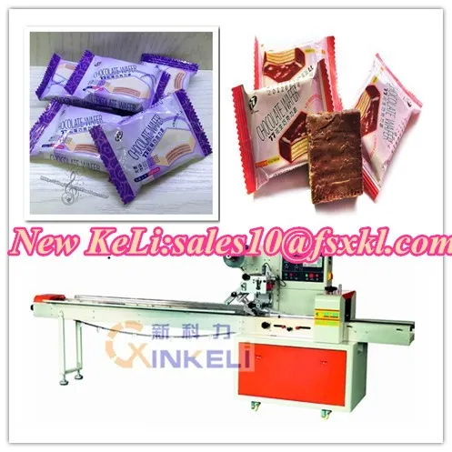 Chocolate wafer horizontal packaging machine