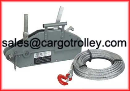 Wire rope pulling tools pictures