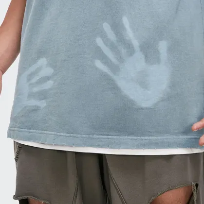 Men's Thermochromic T-Shirt: New Design Temperature Color Change Shirt