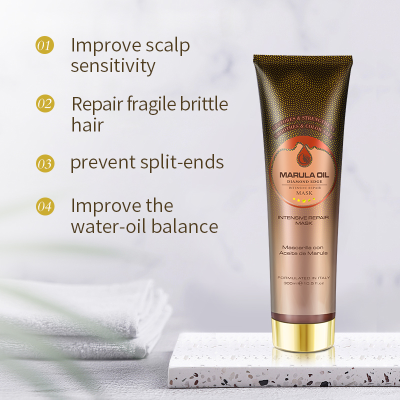 Marula Oil Hair Treatment Deep Moisture Instant Smooth Frizzy Control Hair Care Hair Mask