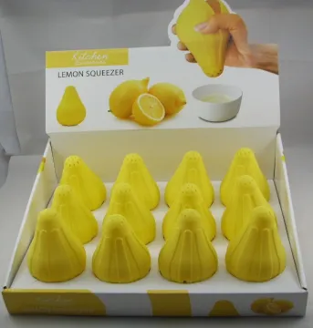 2015 lemon shapeeco-friendly and function silicone lemon squeezer