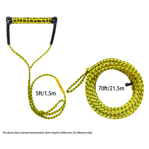 Wakeboard Rope 75 Feet with Hollow Woven Design