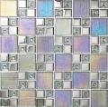 Warna Pelangi 6mm Tebal Kaca Mosaic