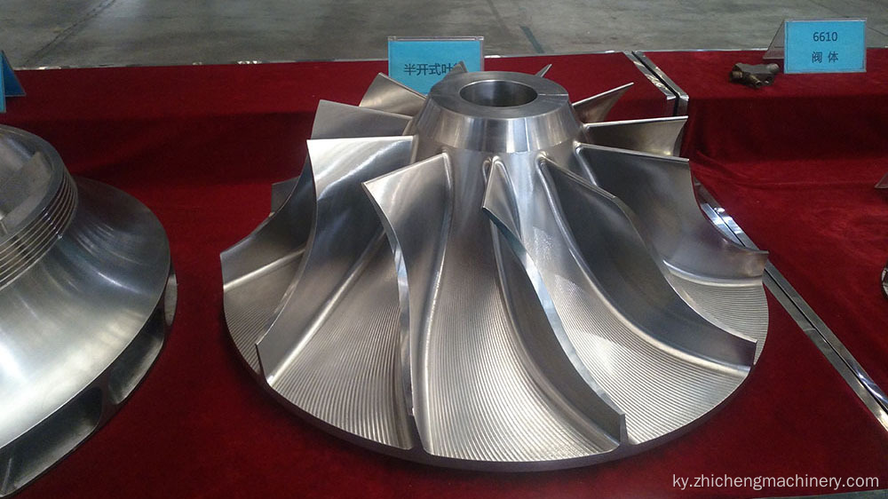 Impeller баасы Custom CNC иштетүү