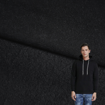 Factory Wholesale 280gsm One Side Brushed TC Hoodies French Terry Fleece Fabric (65% Polyester, 35% Cotton)