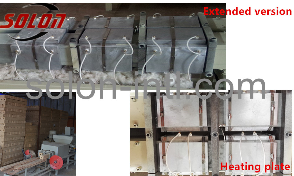 hot plate of sawdust pallet machine