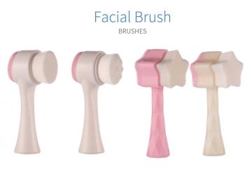Double Sided Soft Bristled Silicone Facial Brush
