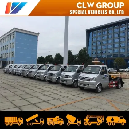 China Changan Mini roll off container Garbage Truck Hook Lift Garbage Truck