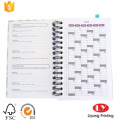 Wire o binding spiral notebook with elastic band