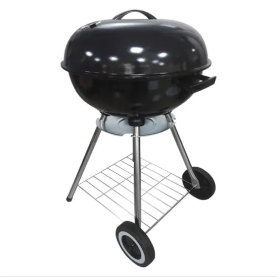 Portable Outdoor BBQ Grill: 18.5 Inch Apple Stove with Charcoal Grilling Functionality