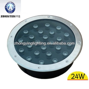IP68 high power 24w led underground light