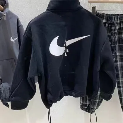 Children plus cashmere winter jacket for boys zipper new baby boys' jackets & coats