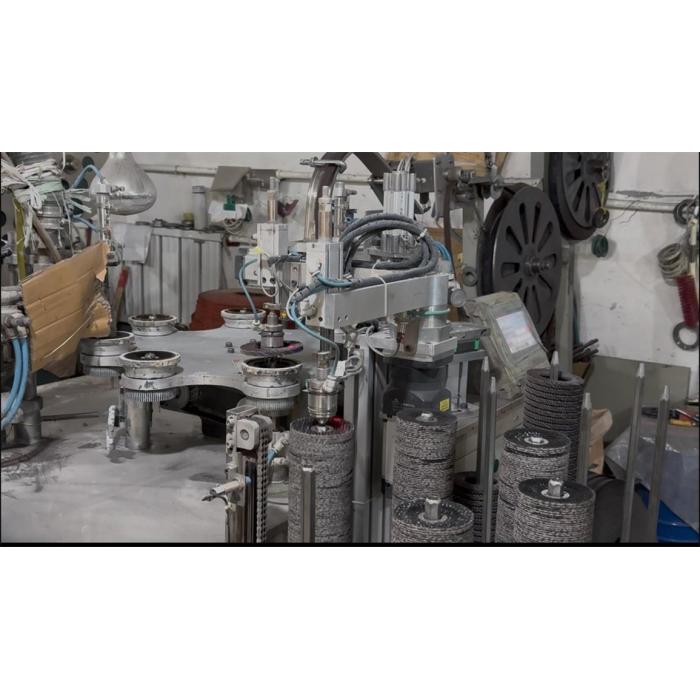 Disco de aleta de alúmina fundida marrón que muele acero inoxidable