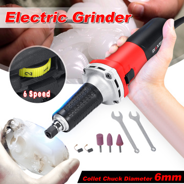 220V 600W Electric Die Grinder Accessories 6 Speed Regulating Portable Drill Grinding Machine Milling Polishing Rotary Tools