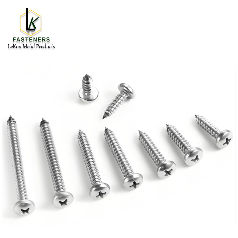 stainless steel phillips pan head self tappin
