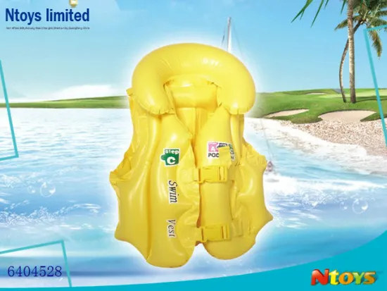 6404528 91*43CM SWIMMING KIDS LIFE JACKET SUMMER TOY 3COLOUR