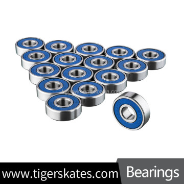 High-Quality Tiger Skate Deep Groove Ball Skateboard Bearings for Inline Skates, Longboards & Skateboards - 608, 8x22x7mm, ZZ, 2RS, OPEN Type with CN;GUA