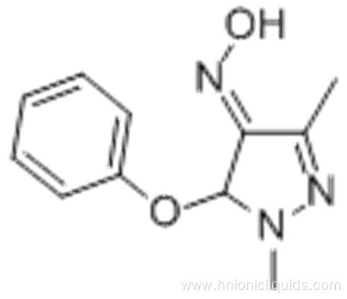 Pyrazole-1,3-dimethyl-5-phenoxy-4-carboxaldehyde oxime CAS 110035-28-4