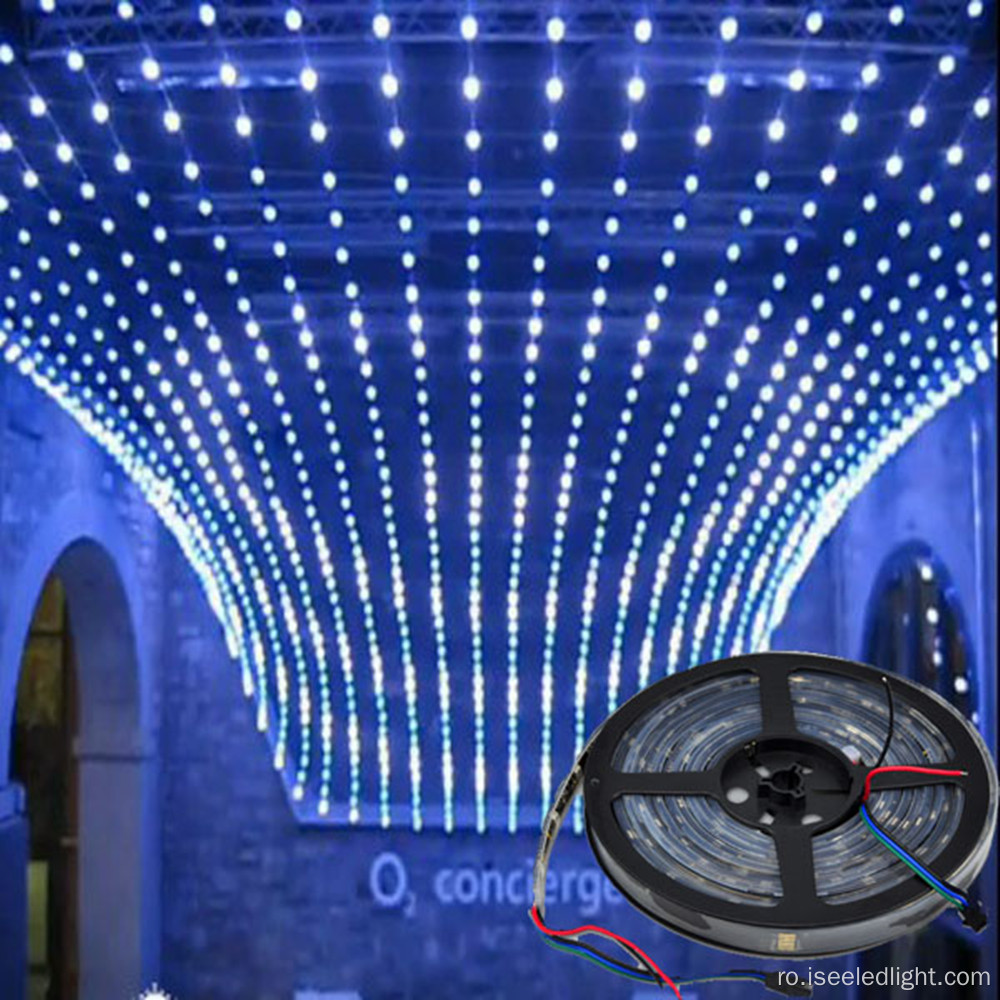 DMX programabile cu benzi cu LED -uri cu culoare completă DC12V