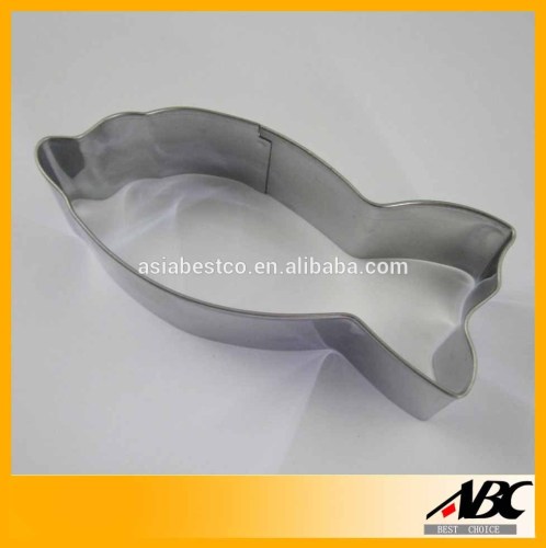 Hot Sale Stainless Steel Fish Shaped Biscuit Cutter