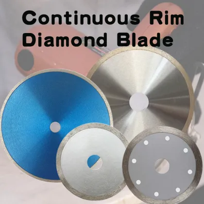 Cold Pressed Gem Jade Cutting Continuous Rim Diamond Saw Blades