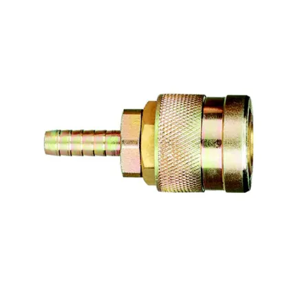 Orion Angle Quick Coupling for Air Tube Fittings: Sizes 1/4", "3/8", "1/2" and DN