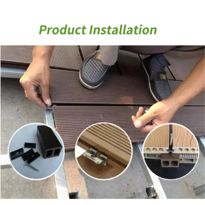 Low Price WPC Deck Tiles: Easy Installation Wood Plastic Composite Decking Floor