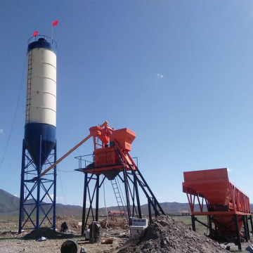 Mezcla de planta de lotes de concreto Hzs60 obligatoria