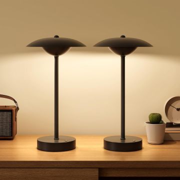 Cordless Dimmable Battery Table Lamps for Patio Restaurant Use