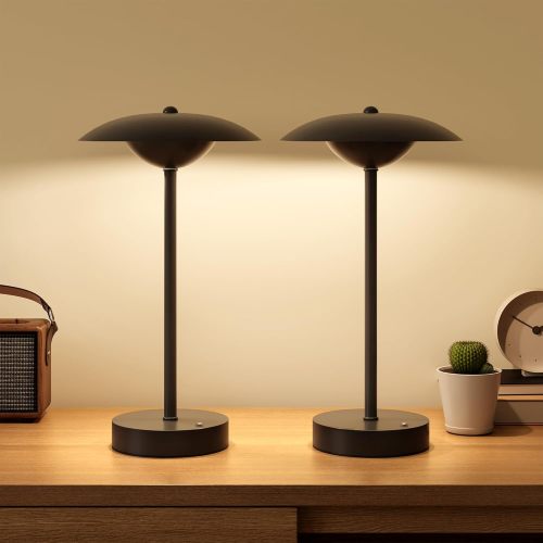 Cordless Dimmable Battery Table Lamps for Patio Restaurant Use