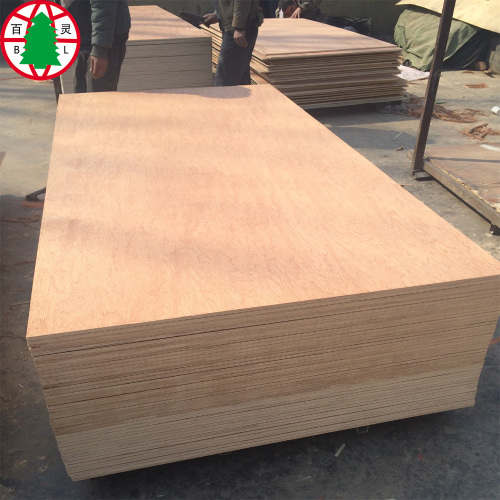 Commerial Plywood 18MM Poplar Core okume veneer bb/cc