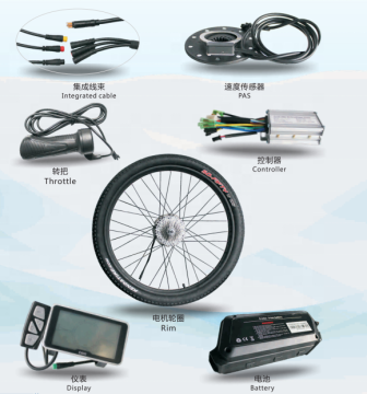 CE Approved 1000W Hub Motor Kit for Electric Bicycles