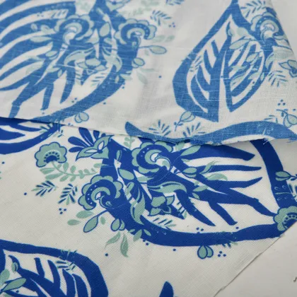 Linen Cotton Blend Fabric for Clothing
