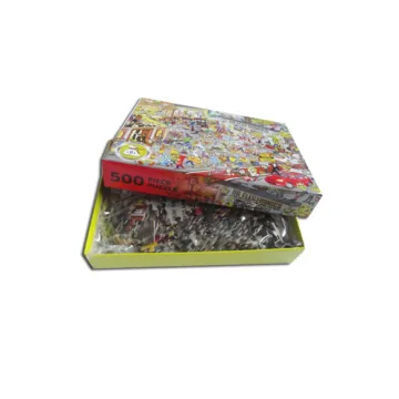 Hot Sale 500 Pieces Jigsaw Game Puzzle