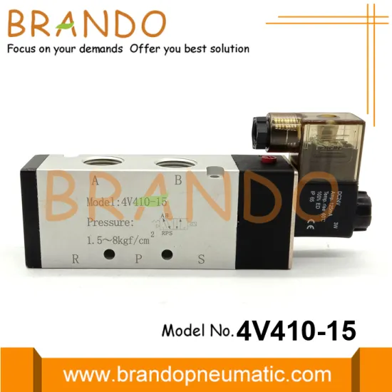 4V410-15 Airtac Type Pneumatic Electric Solenoid Valve 24V