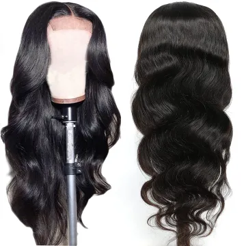 10A High Quality Virgin Cuticle Aligned Double Drawn Brazilian Real 100% Human Hair Lace Front Wig Raw Indian Lace Closure Wig