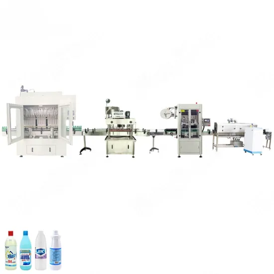 100-1000ml Liquid Bleach Bottling Production Line