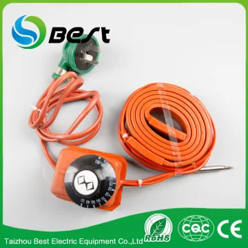 1.5mm silicone rubber heater with plug 220 volt with thermostat