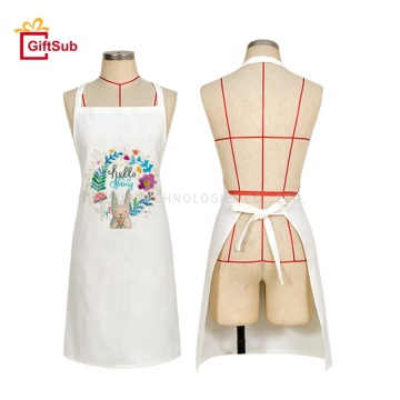 Low Price Sale: Blank Sublimation Canvas Adult Aprons and waist Aprons