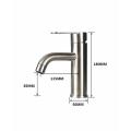 304 Stainless-Steel Single Hole Brushed Basin Mixer Faucet