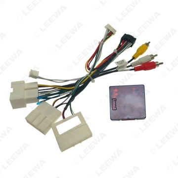 16PIN DVD Player Power Adapter with CANBUS Box for Renault Captur Kadjar 2015 Stereo Wiring Harness