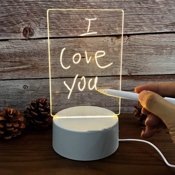 Creative LED Message Board with Pen - Holiday Light Gift for Children and Girlfriend