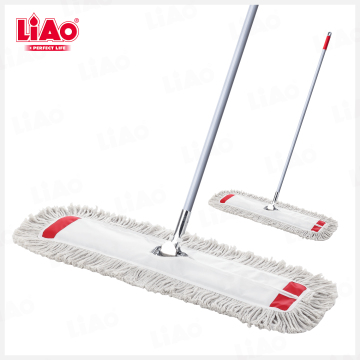 LiAo 80cm bomullsmopp | 128 cm metallhandtag