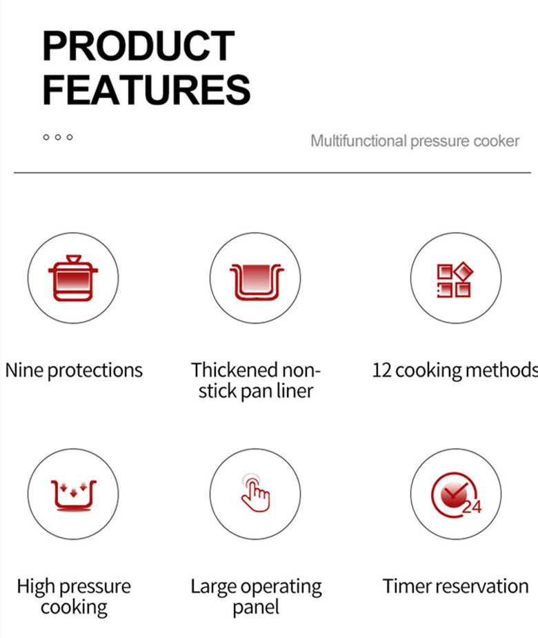 Electric stainless pressure cooker Electric stainless pressure cooker