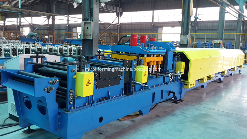 Gear box steel beam c shaped purlin forming making machine1