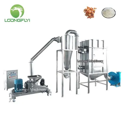 Loongyi Algae moringa shrimp shell powder making machine