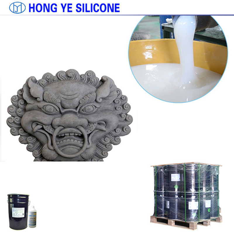Condensation curing silicone mold rubber